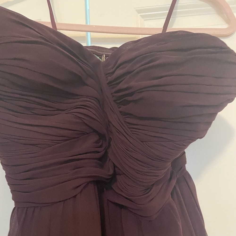 Ralph Lauren Plum floor length dress sz 8 .